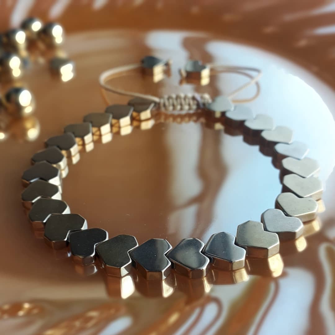 دستبند حدید قلبی